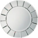 Round Sun-shaped Mirror - Pearl Silver-Washburn's Home Furnishings