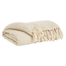 Rowena - Cream - Throw (3/cs)-Washburn's Home Furnishings