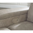 Rowlett - Fog - PWR Recliner/ADJ Headrest-Washburn's Home Furnishings