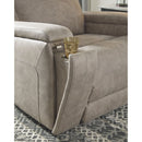 Rowlett - Fog - PWR Recliner/ADJ Headrest-Washburn's Home Furnishings