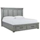 Russelyn - Gray - Queen Storage Bed-Washburn's Home Furnishings