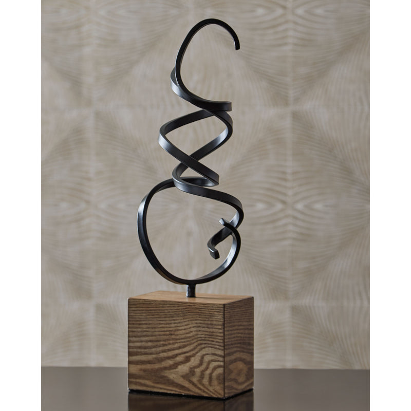 Ruthland - Black/brown - Sculpture-Washburn's Home Furnishings