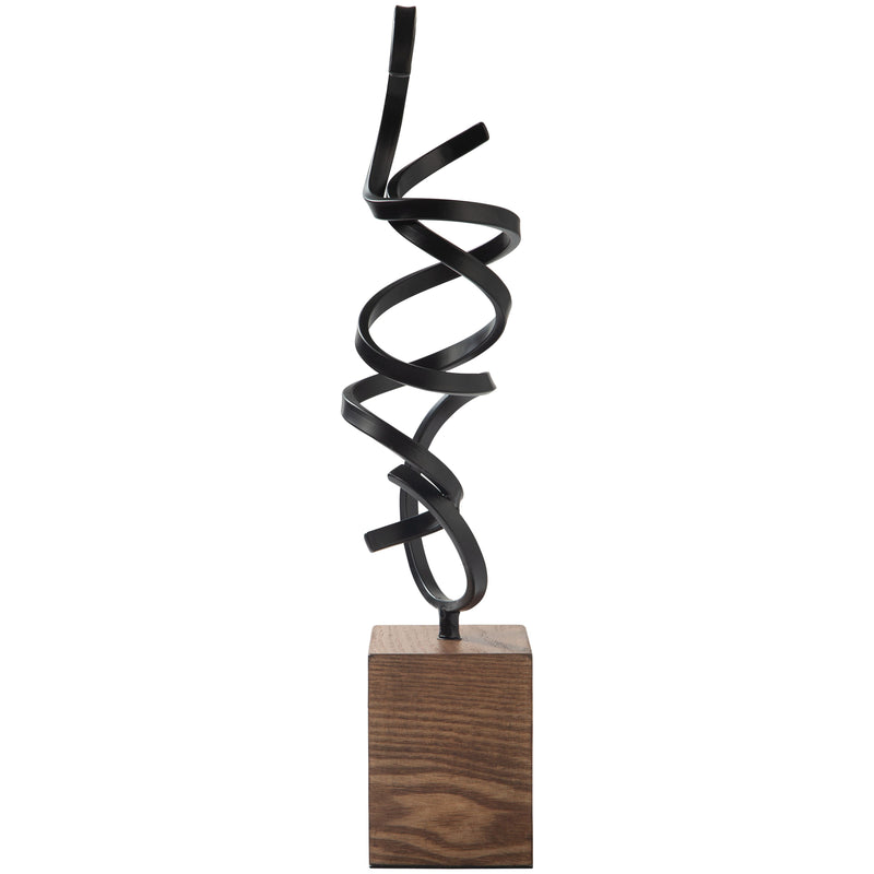 Ruthland - Black/brown - Sculpture-Washburn's Home Furnishings