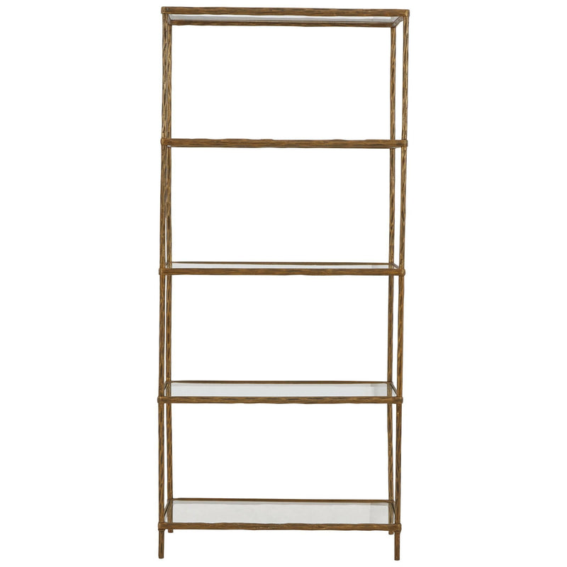 Ryandale - Antique Brass Finish - Bookcase-Washburn's Home Furnishings