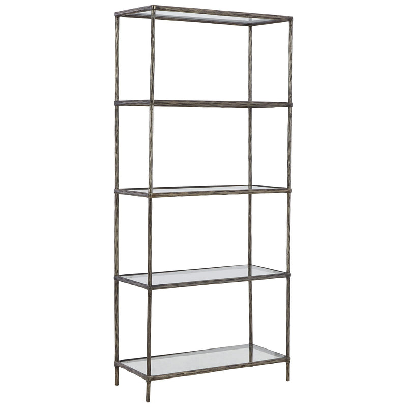 Ryandale - Dark Gray - Bookcase-Washburn's Home Furnishings