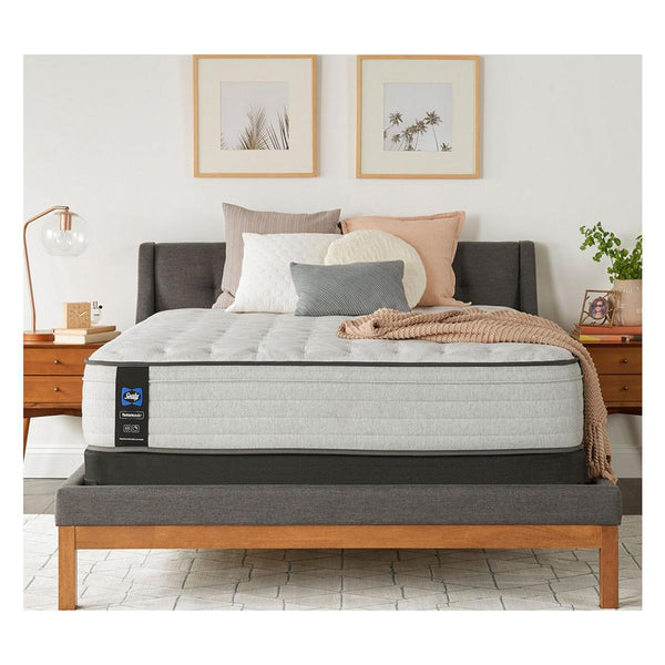 SEALY Summer Rose Queen 13" Firm Faux Euro Top Mattress-Washburn's Home Furnishings