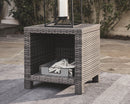 Salem - Gray - Square End Table-Washburn's Home Furnishings