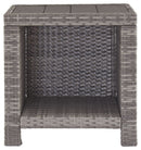 Salem - Gray - Square End Table-Washburn's Home Furnishings