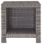 Salem - Gray - Square End Table-Washburn's Home Furnishings