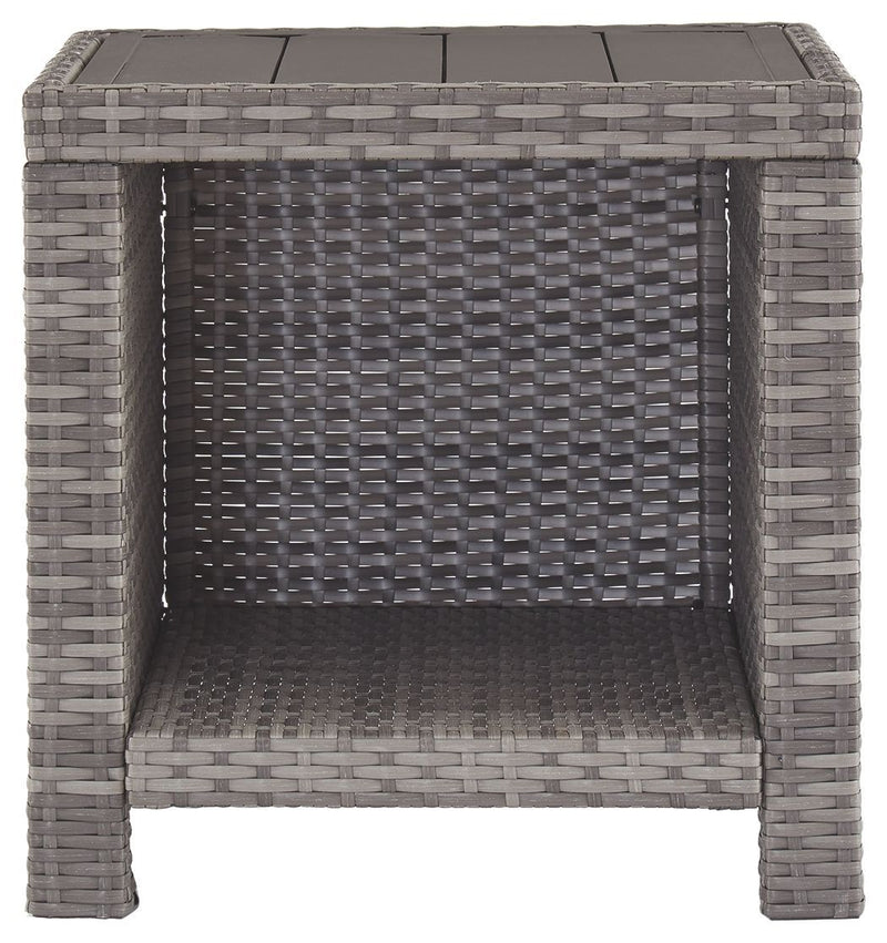 Salem - Gray - Square End Table-Washburn's Home Furnishings