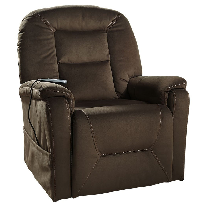 Samir - Coffee - Power Lift Recliner-Washburn's Home Furnishings