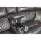 Samperstone - Gray - Right Arm Facing Power Recliner 3 Pc Sectional-Washburn's Home Furnishings