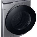 Samsung 4.5 cu. ft. Large Capacity Smart Front Load Washer with Super Speed Wash in Platinum-Washburn's Home Furnishings