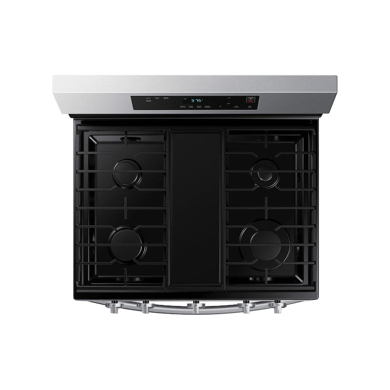 Samsung 6.0 cu ft Smart Freestanding Gas Range w/Integrated Griddle-Washburn's Home Furnishings