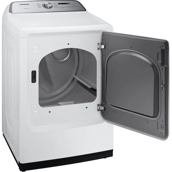 Samsung 7.4cf Electric Dryer in White-Washburn's Home Furnishings