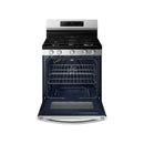 Samsung Smart Freestanding Gas Range in Stainless Steel with Air Fry-Washburn's Home Furnishings