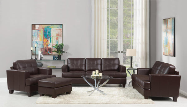 Samuel - Loveseat - Brown-Washburn's Home Furnishings