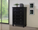 Sandy Beach - Chest - 53.5 - Black-Washburn's Home Furnishings