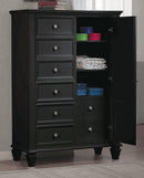 Sandy Beach - Chest - 61 - Black-Washburn's Home Furnishings