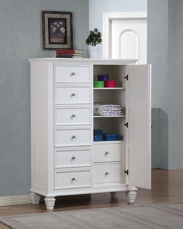 Sandy Beach - Chest - 61 - White-Washburn's Home Furnishings