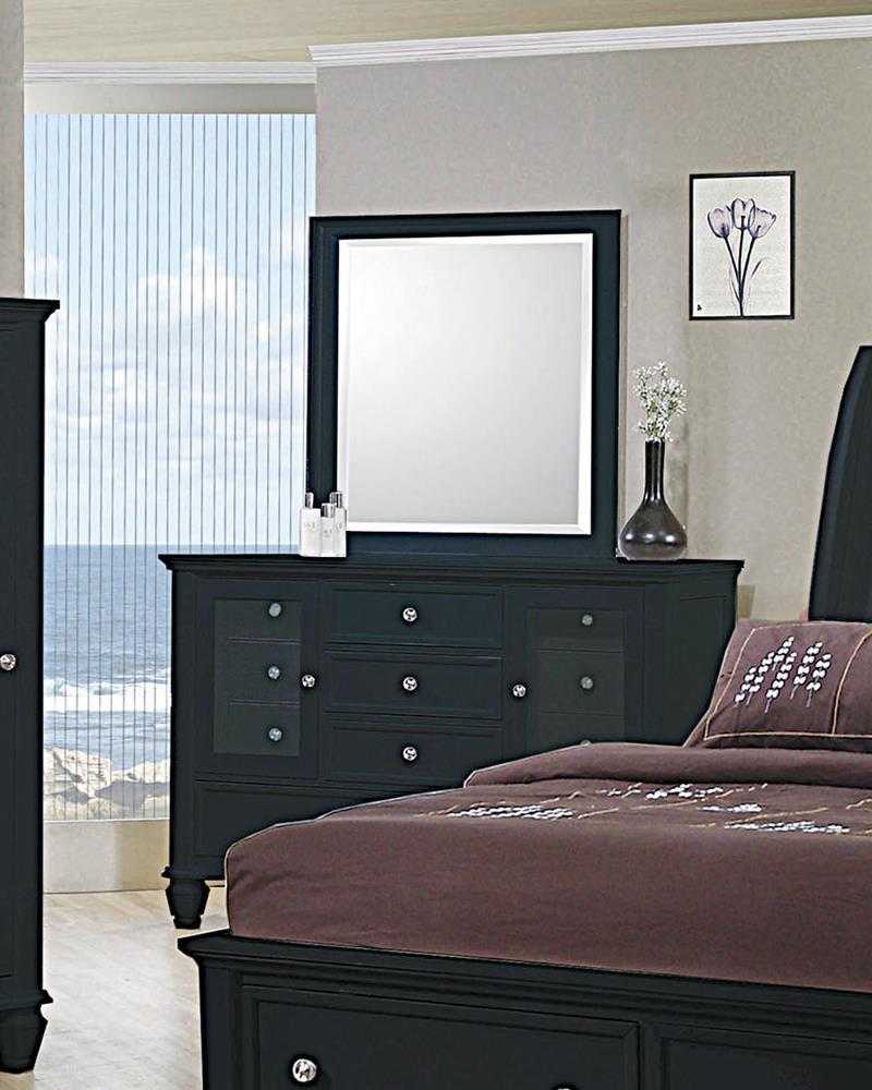 Sandy Beach - Dresser - Black-Washburn's Home Furnishings