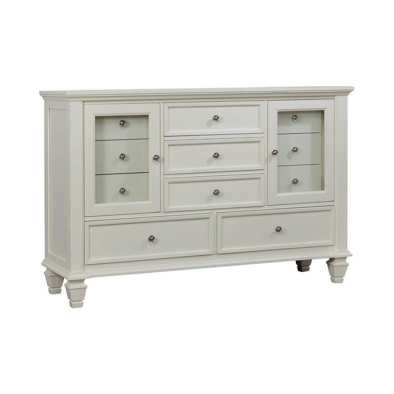 Sandy Beach - Dresser - White-Washburn's Home Furnishings