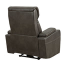 Screen Time - Graphite - Power Recliner-Washburn's Home Furnishings