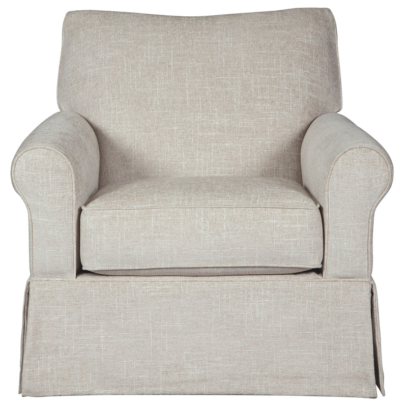 Searcy - Quartz - Swivel Glider Accent Chair-Washburn's Home Furnishings