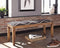 Serene Rectangular Upholstered Bench - Light Brown-Washburn's Home Furnishings