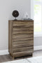 Shallifer - Brown - Five Drawer Chest-Washburn's Home Furnishings