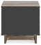 Shallifer - Brown - One Drawer Night Stand-Washburn's Home Furnishings