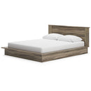 Shallifer - Brown - Queen Panel Bed-Washburn's Home Furnishings