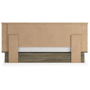 Shallifer - Brown - Queen Panel Bed-Washburn's Home Furnishings