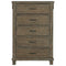 Shamryn - Grayish Brown - Five Drawer Chest-Washburn's Home Furnishings