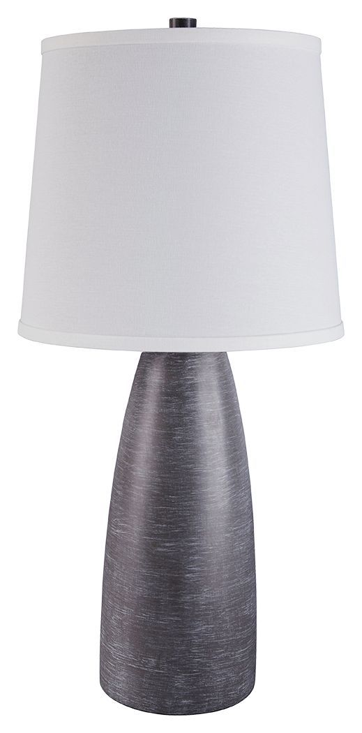 Shavontae - Gray - Poly Table Lamp (2/cn)-Washburn's Home Furnishings