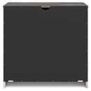 Shawburn - White/dark Charcoal Gray - Three Drawer Chest - Vinyl-wrapped-Washburn's Home Furnishings