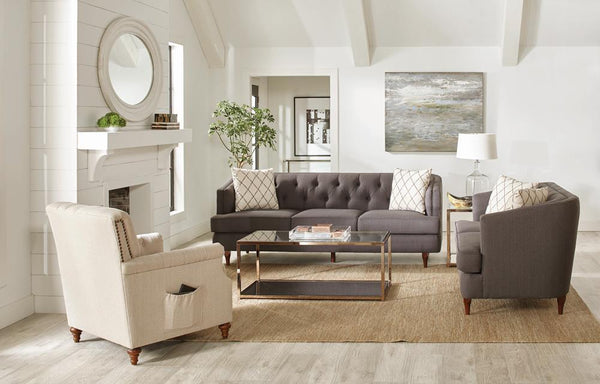 Shelby - Loveseat - Gray-Washburn's Home Furnishings