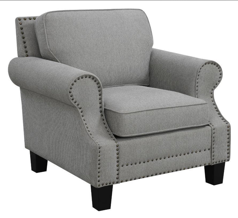 Sheldon - Arm Chair - Gray-Washburn's Home Furnishings