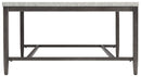 Shybourne - Gray/aged Bronze - Rectangular Cocktail Table-Washburn's Home Furnishings