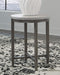 Shybourne - Gray/aged Bronze - Round End Table-Washburn's Home Furnishings