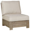 Silo - Brown - Armless Chair W/ Cushion-Washburn's Home Furnishings