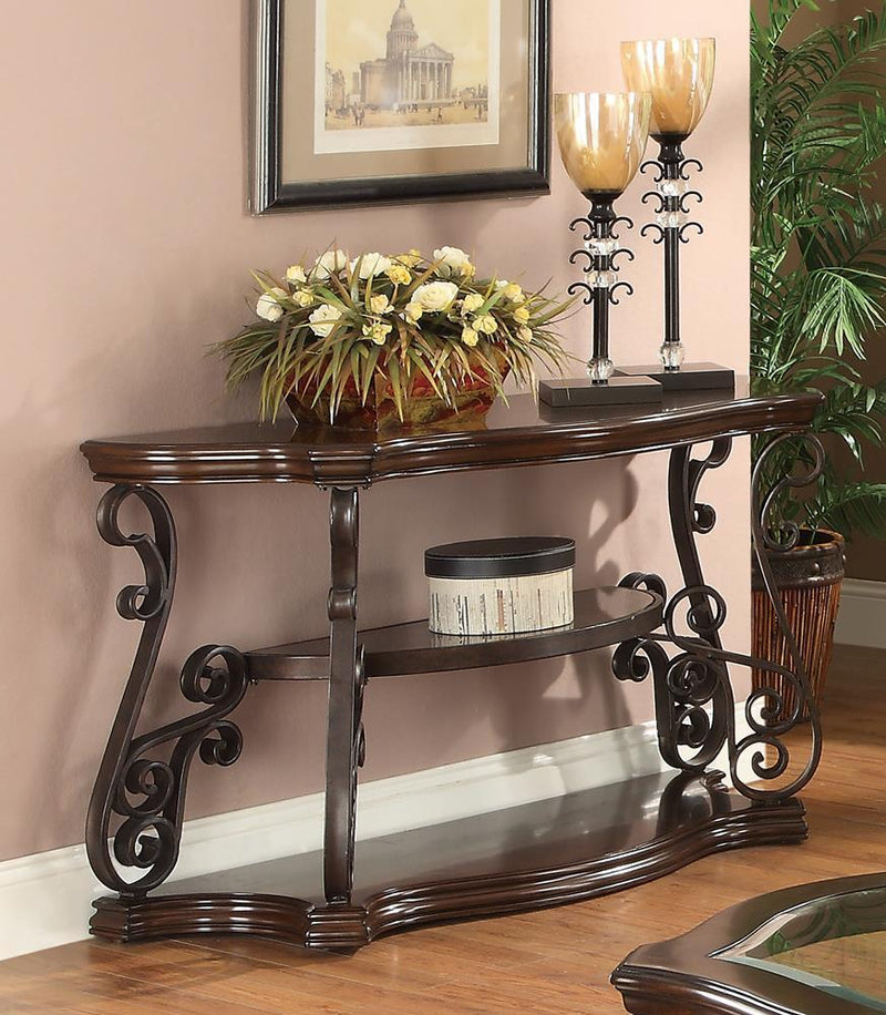 Sir Rawlinson - Sofa Table - Brown-Washburn's Home Furnishings