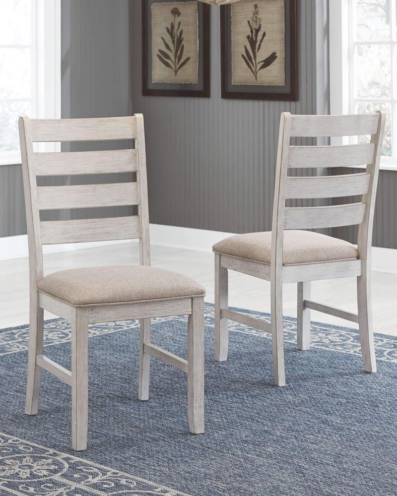 Skempton - White - Dining Chair (set Of 2)-Washburn's Home Furnishings