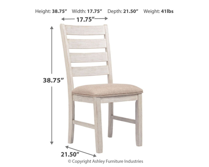 Skempton - White - Dining Chair (set Of 2)-Washburn's Home Furnishings