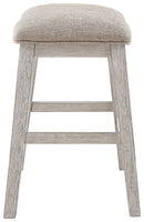 Skempton - White - Upholstered Stool (2/cn)-Washburn's Home Furnishings