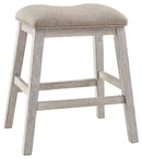 Skempton - White - Upholstered Stool (2/cn)-Washburn's Home Furnishings