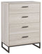 Socalle - Light Natural - Four Drawer Chest-Washburn's Home Furnishings