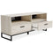 Socalle - Light Natural - Medium Tv Stand - Vinyl-wrapped-Washburn's Home Furnishings