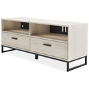 Socalle - Light Natural - Medium Tv Stand - Vinyl-wrapped-Washburn's Home Furnishings