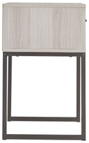 Socalle - Light Natural - One Drawer Night Stand-Washburn's Home Furnishings